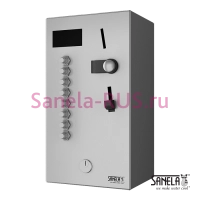 Монетный и жетонный автомат для 2-8 или 12 душей, выбор пользователем SLZA 02LN