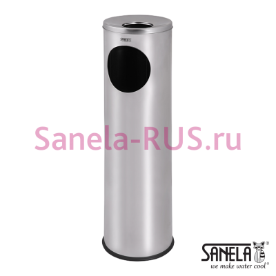 Нержавеющее мусорное ведро с пепельницей SLZN 77 арт: 85770 Sanela Чехия (фото, схема)