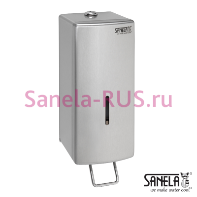 Автоматический нержавеющий дозатор жидкого мыла 1л SLZN 73 арт: 85730 Sanela Чехия (фото, схема)