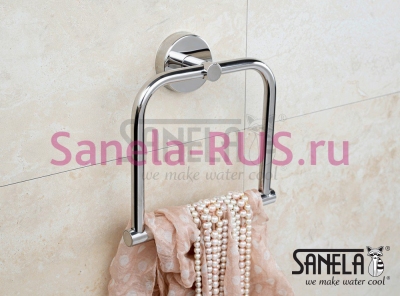 Нержавеющий полотенцедержатель SLZD 06 арт: 62060 Sanela Чехия (фото, схема)