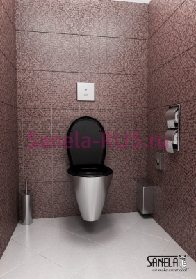 Нержавеющее подвесное мусорное ведро с крышкой SLZN 24 арт: 95240 Sanela Чехия (фото, схема) Нержавеющее подвесное мусорное ведро с крышкой SLZN 24 арт: 95240 Sanela Чехия (фото, схема)