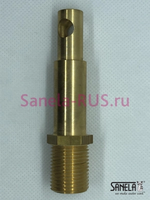 Латунная присоединительная арматура штока SLP 10 арт: MD-ARMSLP10 Sanela Чехия (фото, схема)