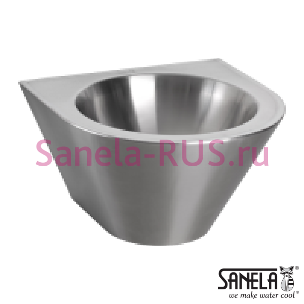 Нержавеющая конусная раковина 360мм SLUN 22