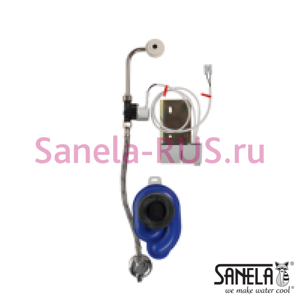 SLP 19A Комплект для оборудования писсуара GOLEM автоматическим смывом 24В Sanela Чехия (фото, схема)