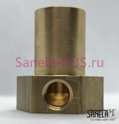 Латунная присоединительная арматура штока SLP 07RS арт: MD-ARMSLP07RS Sanela Чехия (фото, схема)