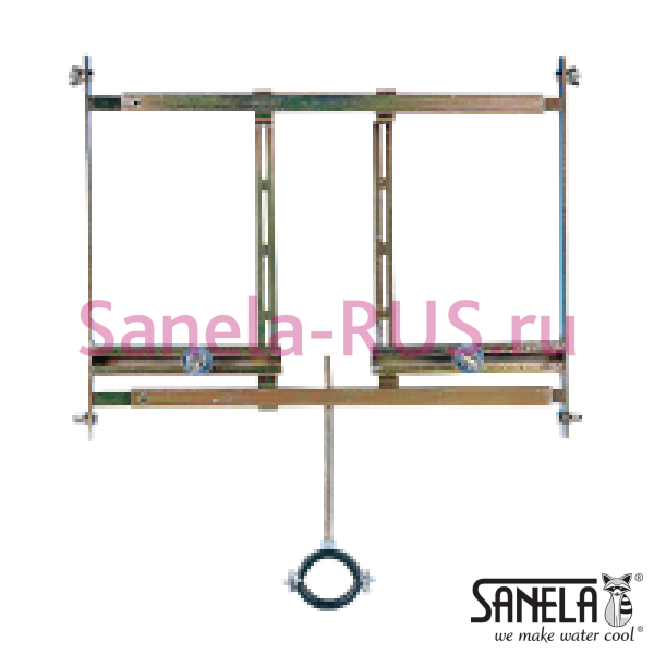 Монтажная рама для писсуара с радарным устройством смыва SLR 01