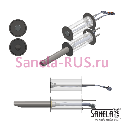 Монтажный комплект в стену для SLU 39P арт: 06521 Sanela Чехия (фото, схема) Монтажный комплект в стену для SLU 39P арт: 06521 Sanela Чехия (фото, схема)