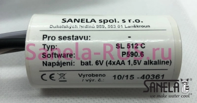 SL 512C Радарная электроника для писсуара Sanela Чехия (фото, схема)