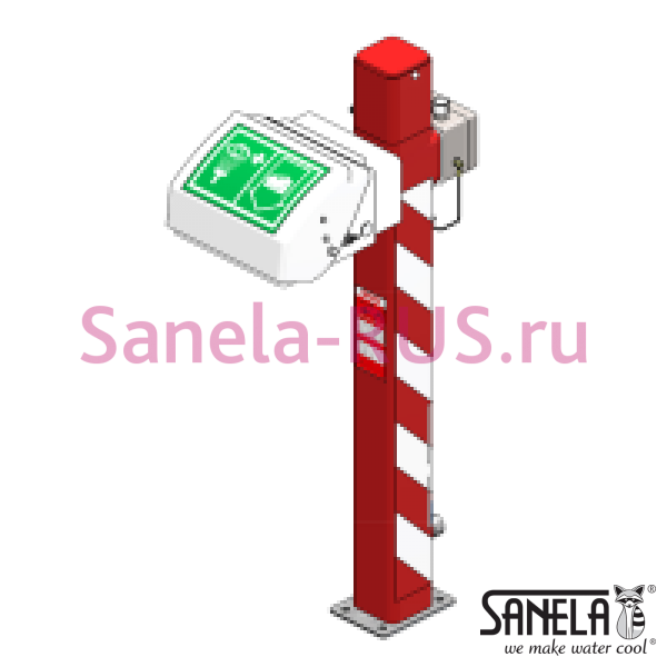 Аварийная душевая стойка SLSN 27 Аварийная душевая стойка SLSN 27